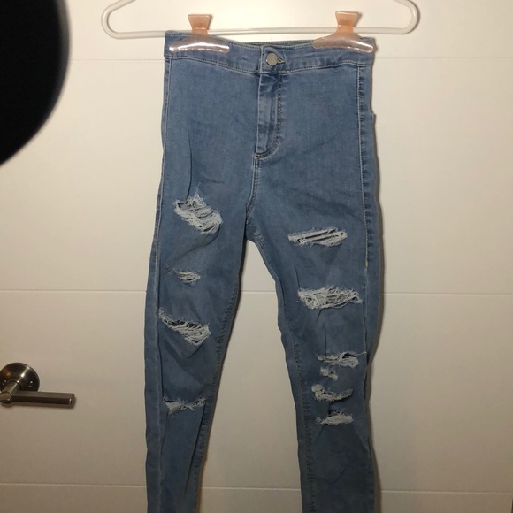 Topshop Moto Petite Joni Jeans - Picture 2 of 3